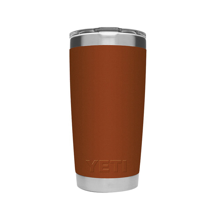 YETI Rambler 21070060058 Tumbler, 20 oz Capacity, MagSlider Lid, Stainless Steel, Insulated, Clay