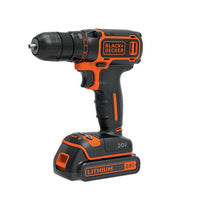 Load image into Gallery viewer, Black+Decker BDCDD120C Drill/Driver, Battery Included, 20 V, 1.5 Ah, 3/8 in Chuck, Keyless Chuck
