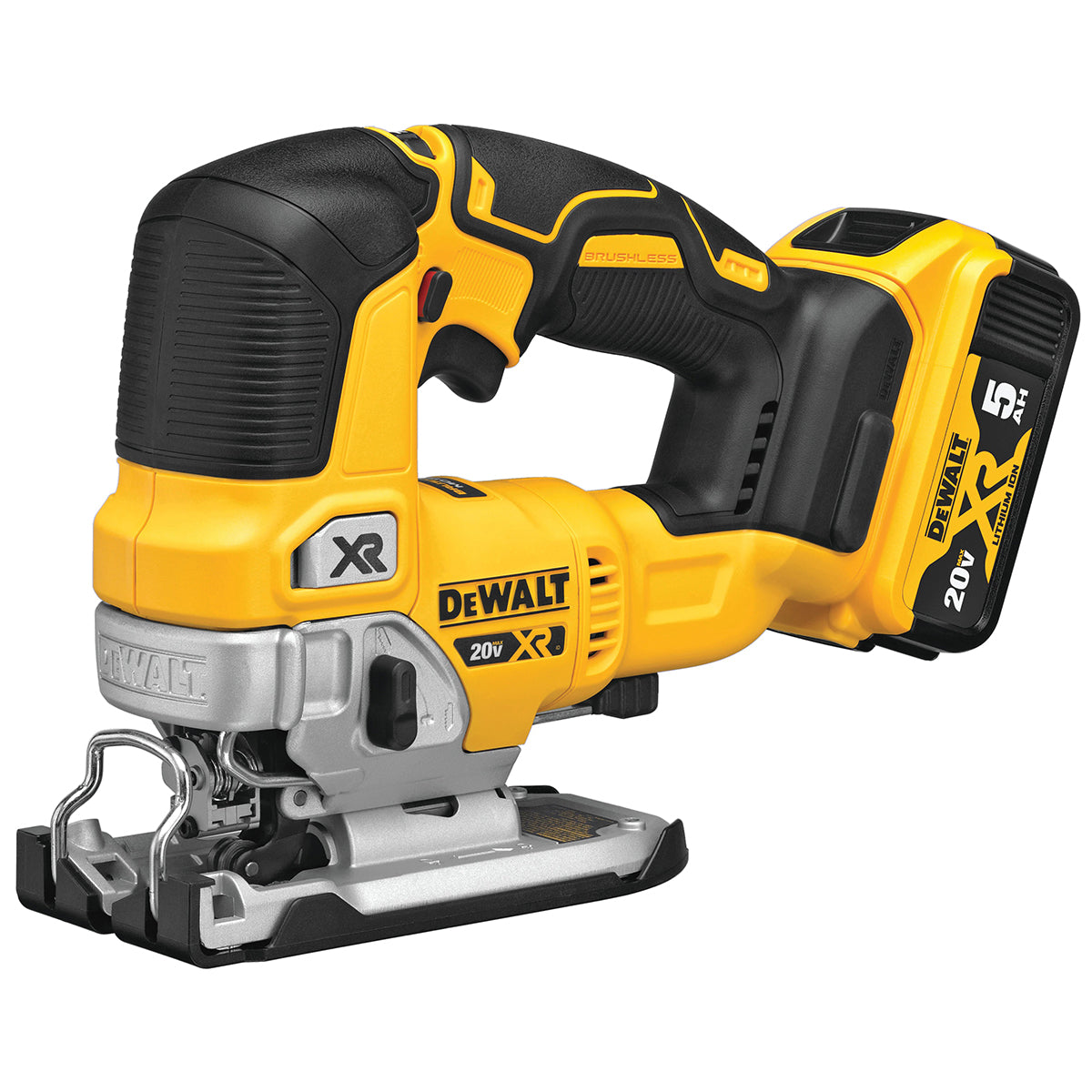 DeWALT DCS334P1 20V Max XR Cordless Jig Saw Kit (Includes 20V Max 5.0ah Battery, Charger, Blade, and Kit Box)