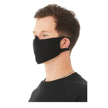 Load image into Gallery viewer, BELLA+CANVAS ST323 Lightweight Fabric Face Cover, One-Size, Heather CVC, Black, Disposable

