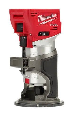 Milwaukee 2723-20 Compact Router, 18 V, 5 Ah, 1/4 in Collet, 10,000 to 31,000 rpm Load