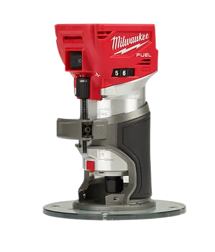 Milwaukee 2723-20 Compact Router, 18 V, 5 Ah, 1/4 in Collet, 10,000 to 31,000 rpm Load