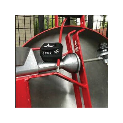 FIREDISC TCGDSMLC6 Cable Lock, 5/16 in Dia Cable/Chain, 6 ft L Cable/Chain, Steel Cable/Chain, PVC-Coated Cable/Chain