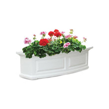 Load image into Gallery viewer, MAYNE Nantucket 4830-W Window Box, 11-1/2 in W, 36 in D, Double Wall Design, Polyethylene, White
