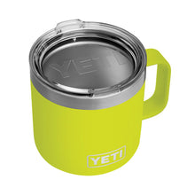 Load image into Gallery viewer, YETI Rambler 21071500222 Mug, Vacuum-Insulated with Standard Lid, 14 oz Capacity, Stainless Steel, Chartreuse
