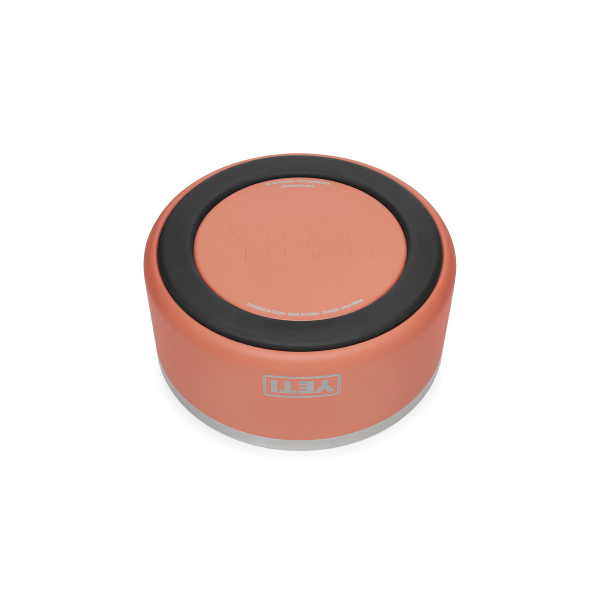 YETI Boomer 21071500256 Dog Bowl,  8 in Dia, 8 Cup Volume, Stainless Steel, Coral