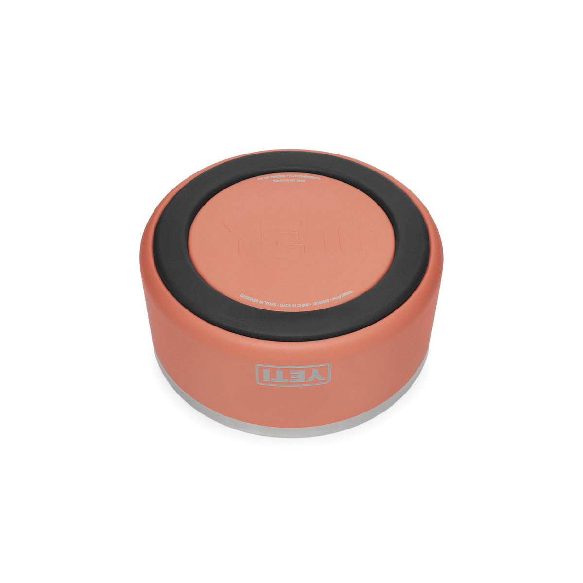 YETI Boomer 21071500256 Dog Bowl,  8 in Dia, 8 Cup Volume, Stainless Steel, Coral