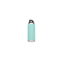 Load image into Gallery viewer, YETI Rambler 21071070003 Vacuum Insulated Bottle with Chug Cap, 36 oz Capacity, Stainless Steel, Seafoam
