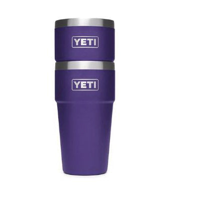 YETI Rambler Series 21071500163 Stackable Pint Tumbler, 16 oz Capacity, Stainless Steel, Peak Purple, Insulated