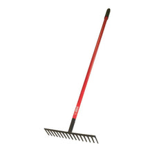 Load image into Gallery viewer, BULLY Tools 92301 Level Head Rake, 14-Tine, Steel Tine, 66 in L Handle
