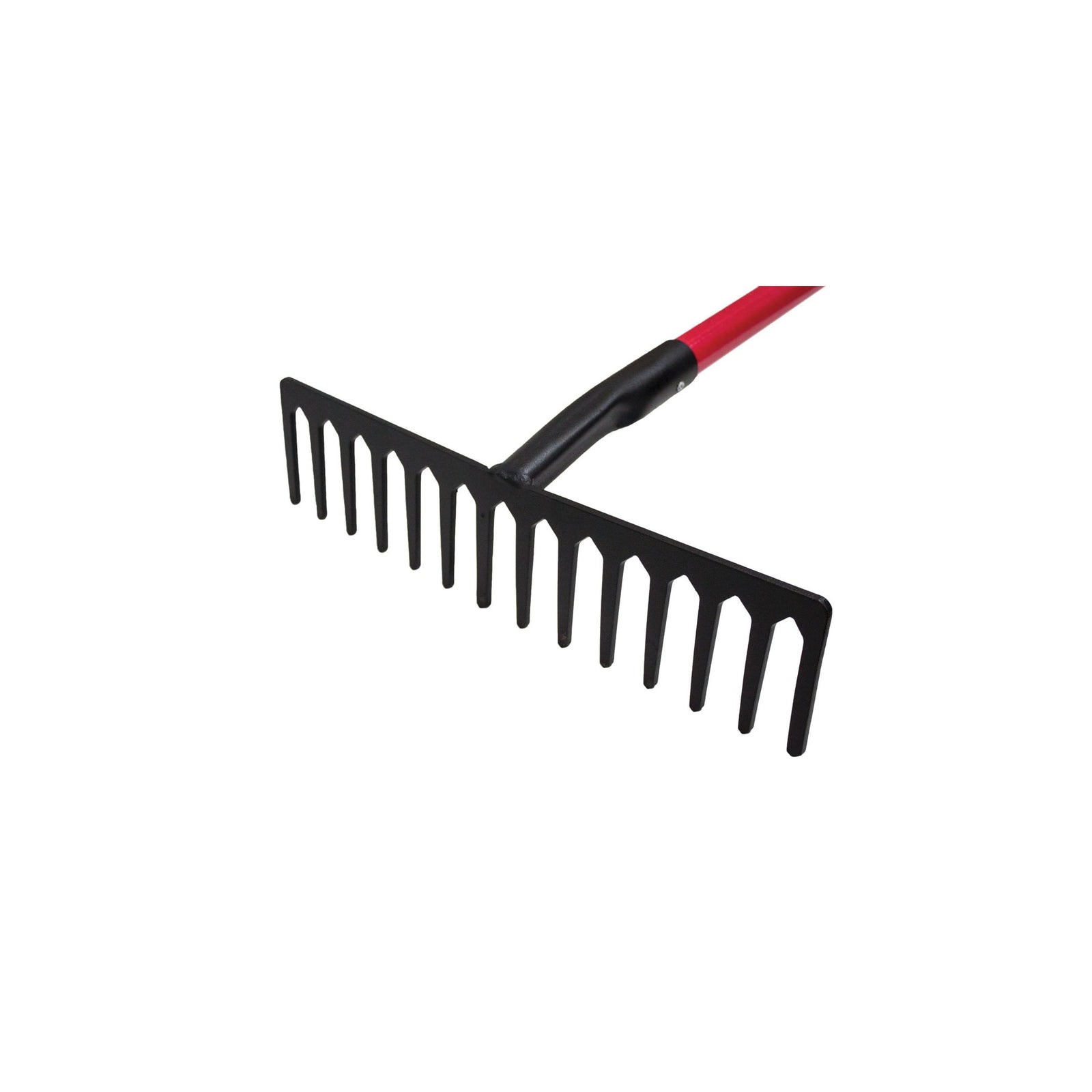 BULLY Tools 92301 Level Head Rake, 14-Tine, Steel Tine, 66 in L Handle