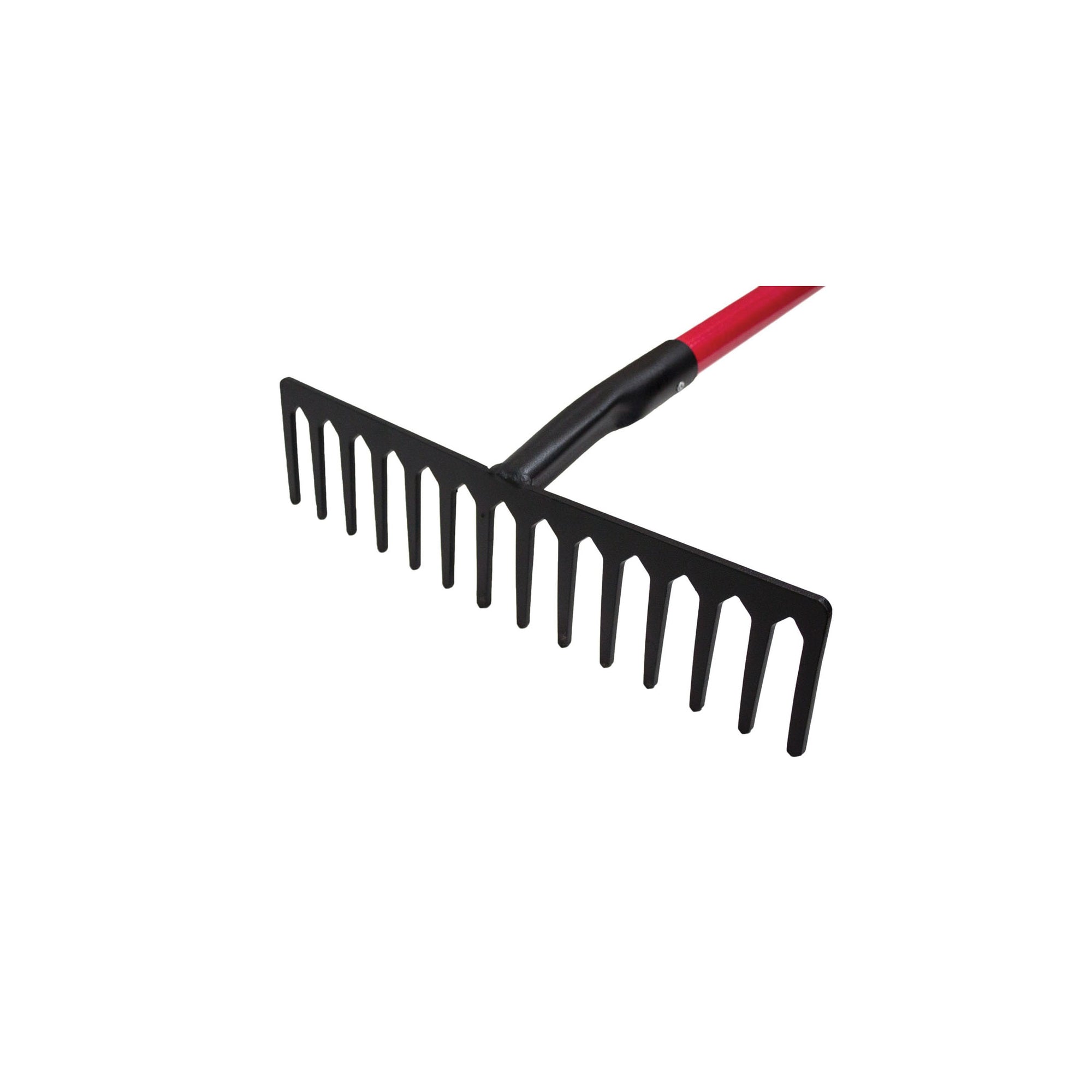 BULLY Tools 92301 Level Head Rake, 14-Tine, Steel Tine, 66 in L Handle