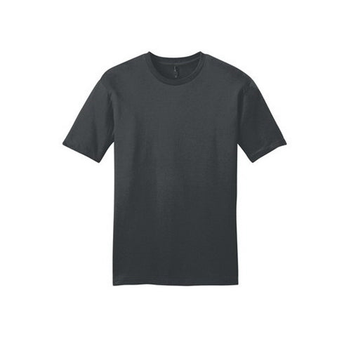 DISTRICT Very Important Tee Series DT6000C4M T-Shirt, M, Cotton, Charcoal, Rib-Knit Collar, Short Sleeve