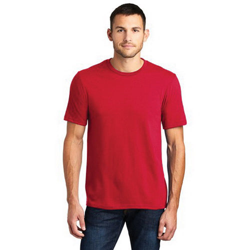 DISTRICT Very Important Tee Series DT6000R3L T-Shirt, L, Cotton, Red, Rib-Knit Collar, Short Sleeve