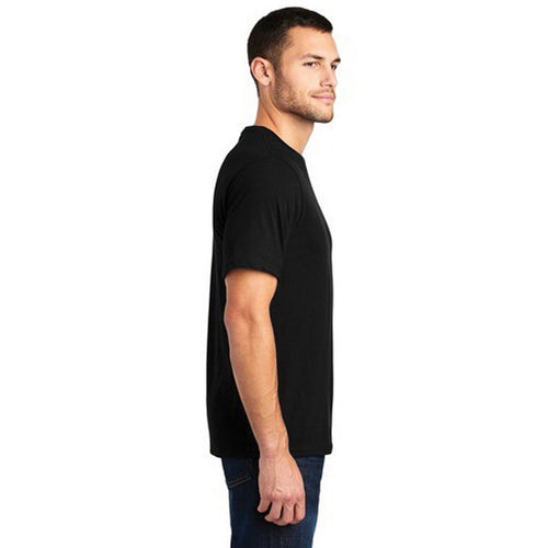 DISTRICT Very Important Tee Series DT6000B3M T-Shirt, M, Cotton, Black, Rib-Knit Collar, Short Sleeve