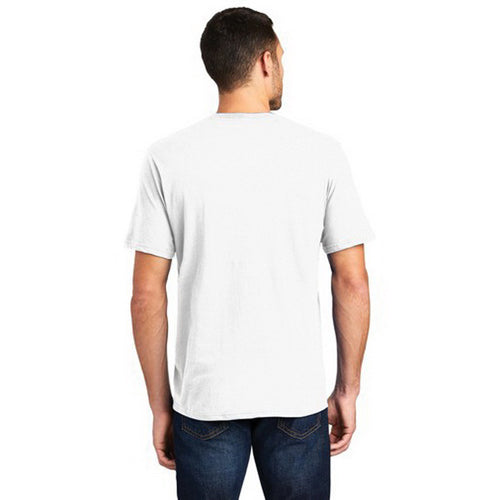 DISTRICT Very Important Tee Series DT6000W2S T-Shirt, S, Cotton, White, Rib-Knit Collar, Short Sleeve