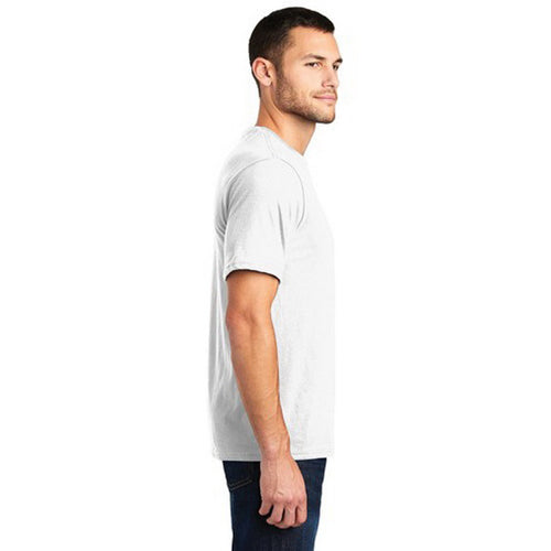 DISTRICT Very Important Tee Series DT6000W2S T-Shirt, S, Cotton, White, Rib-Knit Collar, Short Sleeve
