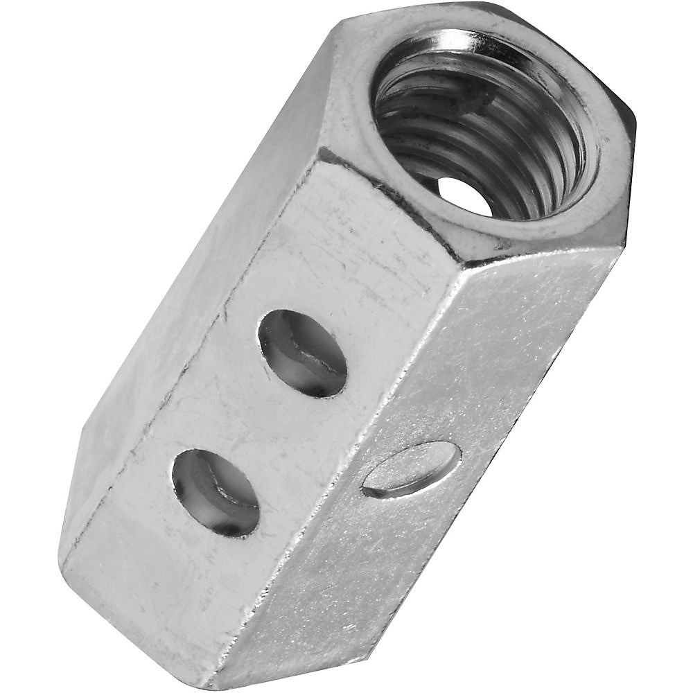 National Hardware 4003BC Series N182-709 Coupler, UNC Coarse Thread, 1/2-13 Thread, Steel, Zinc