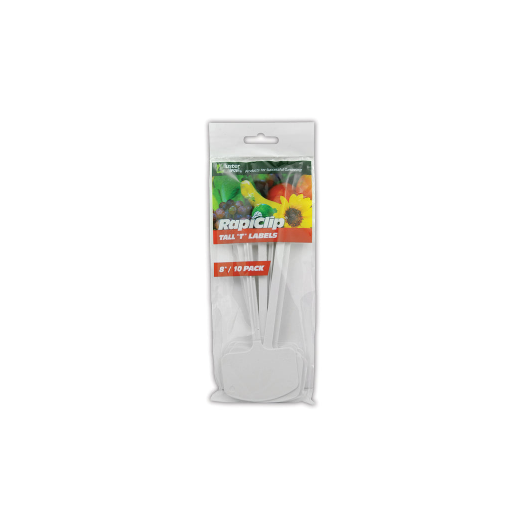 luster leaf 818 Tall Rapiclip Plant T Label, Plastic, White Background