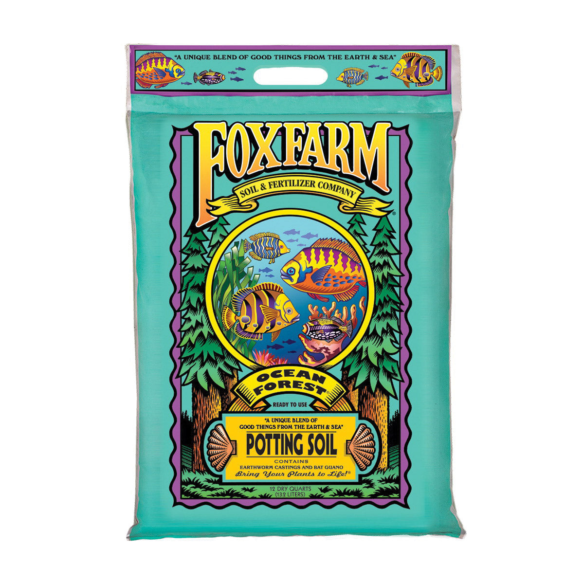 Ocean Forest FX14053 Potting Soil, Brown, 12 qt