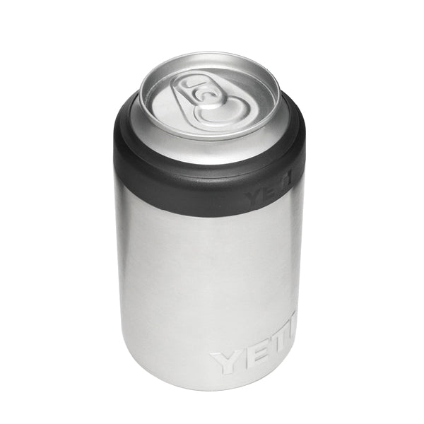 YETI Rambler 21070090060 Colster, 3-1/8 in OD x 4-7/8 in H, 12 oz Can/Bottle Insulator Stainless Steel, Stainless