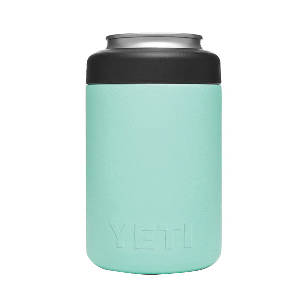 YETI Rambler 21070090062 Colster, 3-1/8 in OD x 4-7/8 in H, 12 oz Can/Bottle Insulator Stainless Steel, Seafoam