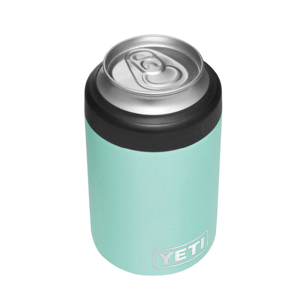 YETI Rambler 21070090062 Colster, 3-1/8 in OD x 4-7/8 in H, 12 oz Can/Bottle Insulator Stainless Steel, Seafoam