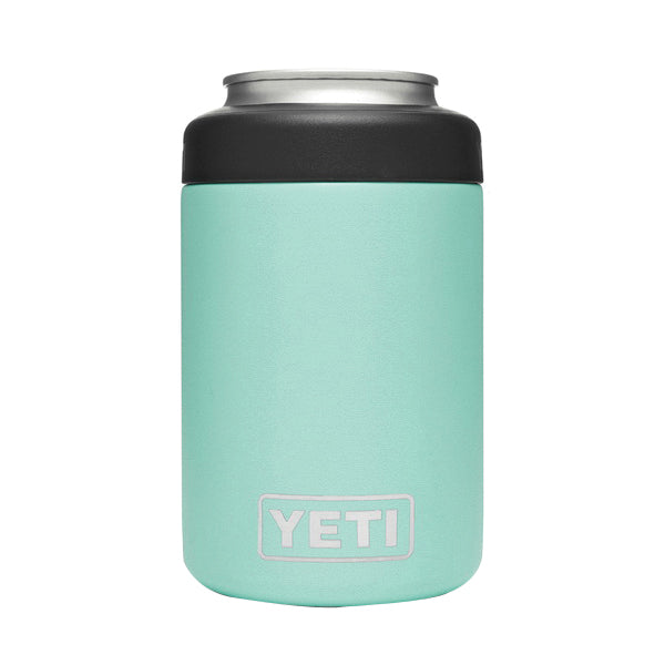 YETI Rambler 21070090062 Colster, 3-1/8 in OD x 4-7/8 in H, 12 oz Can/Bottle Insulator Stainless Steel, Seafoam