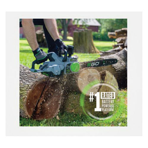 EGO CS1804 Power+ 18" Chain Saw Kit (Includes Chain Saw, G3 56V 5.0ah Battery, and Standard Charger)