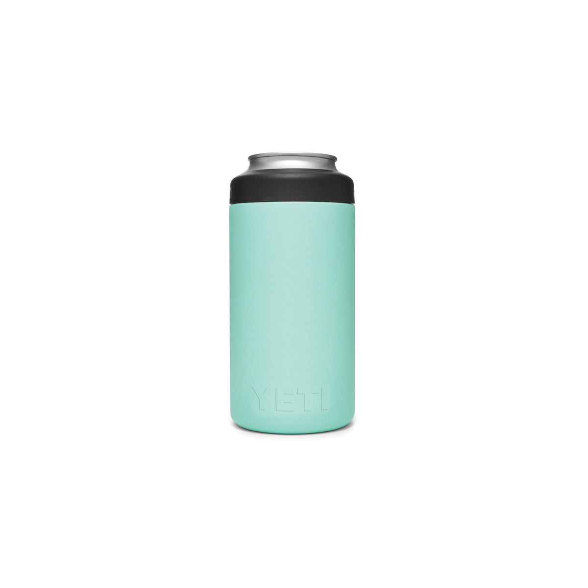 YETI Rambler 21070090050 Colster Tall Can Insulator, 3 in Dia x 6 in H, 16 oz Can/Bottle, Stainless Steel, Seafoam