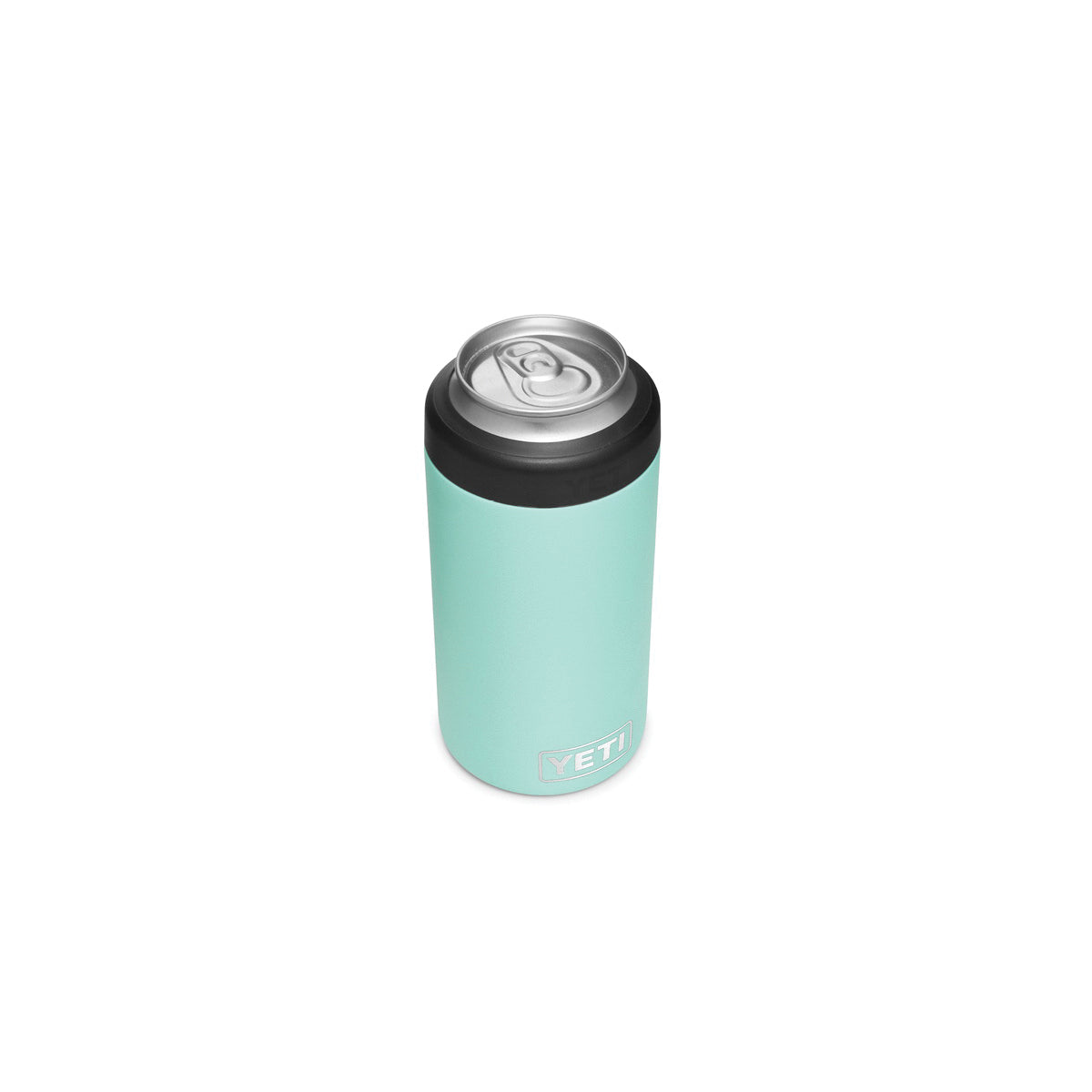 YETI Rambler 21070090050 Colster Tall Can Insulator, 3 in Dia x 6 in H, 16 oz Can/Bottle, Stainless Steel, Seafoam