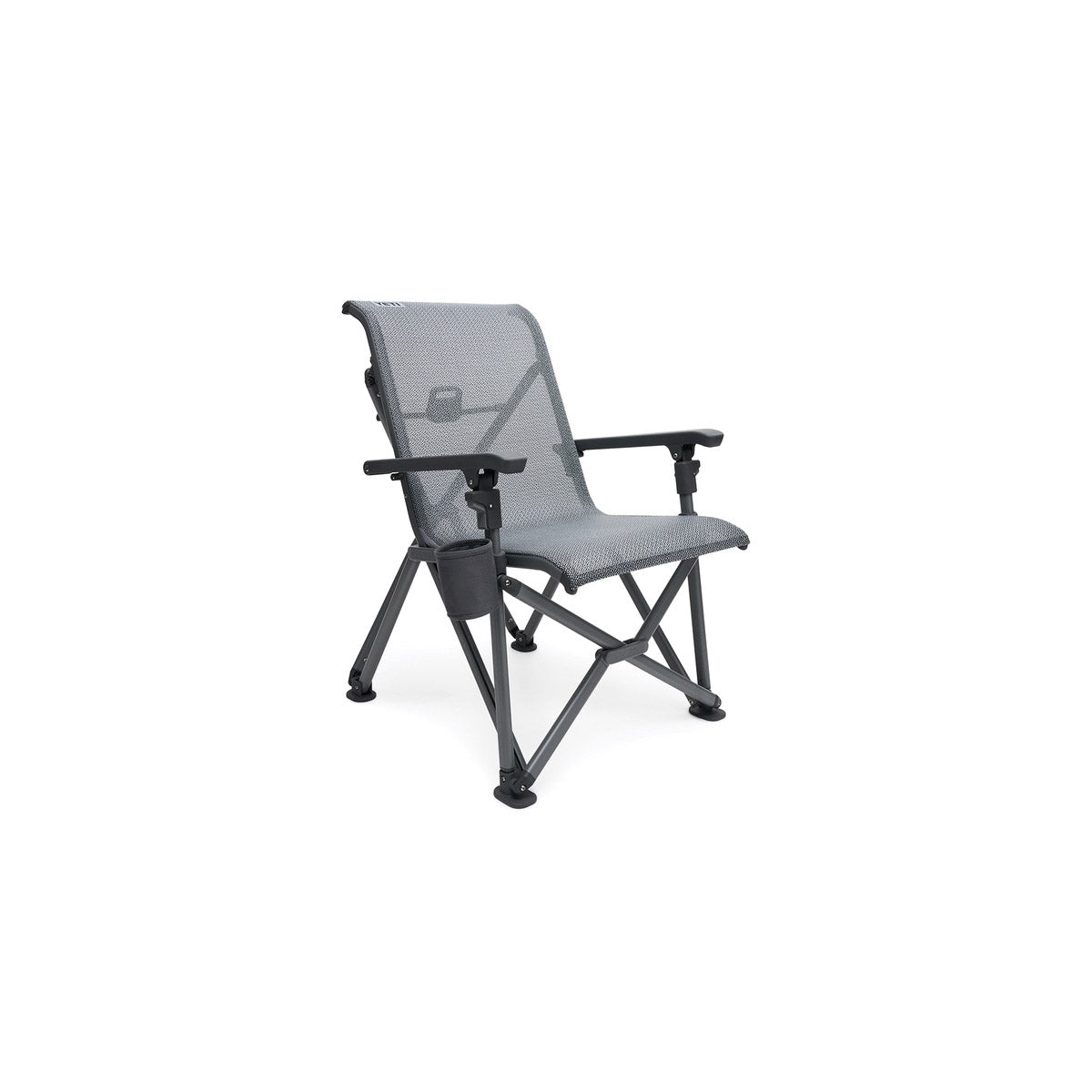 YETI Trailhead Series 26010000043 Camp Chair, 29-7/8 in W, 25-1/8 in D, 36-1/4 in H, Aluminum Frame, Charcoal Frame