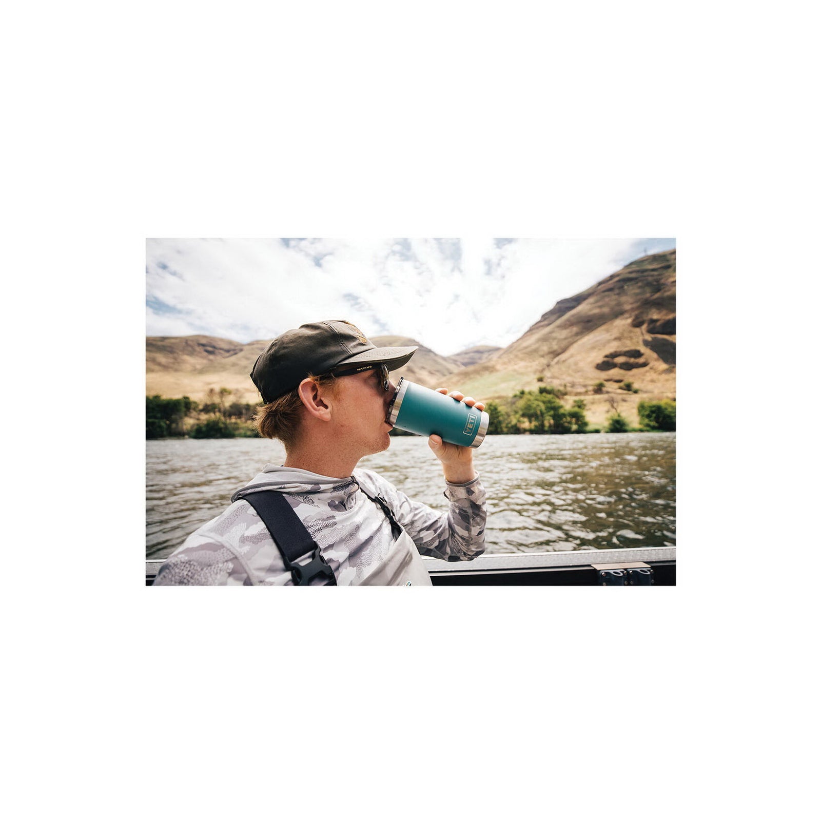 YETI Rambler 21070060020 Tumbler, 20 oz Capacity, MagSlider Lid, Stainless Steel, Insulated, Stainless