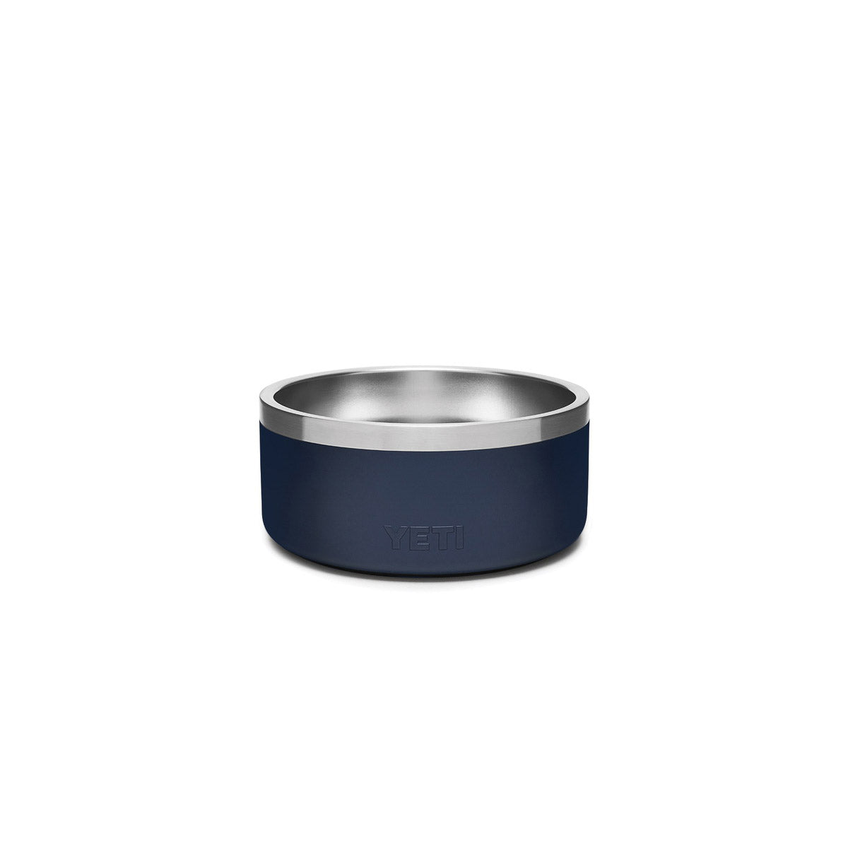 YETI Boomer 21071499971 Dog Bowl, 6-4/5 in Dia, 4 Cup Volume, Stainless Steel, Navy