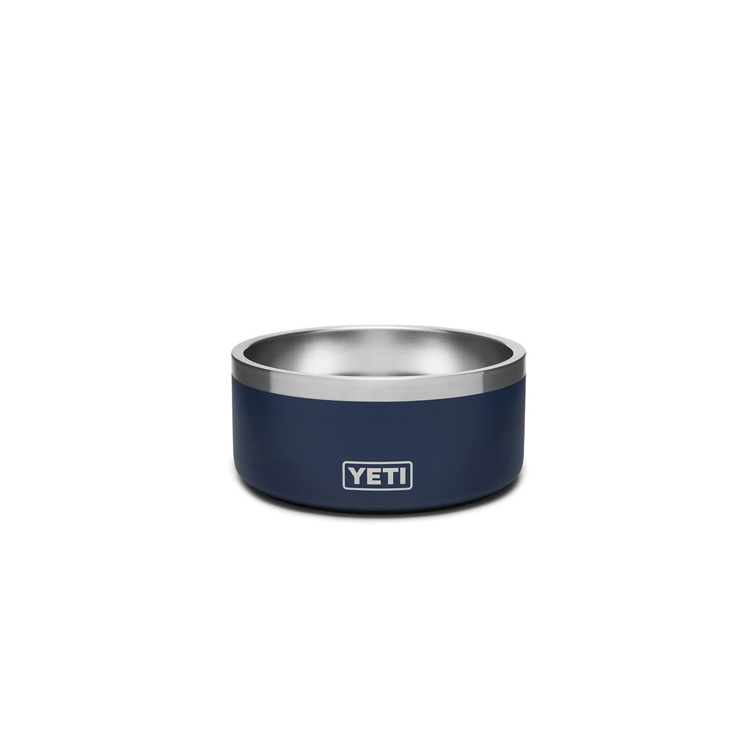 YETI Boomer 21071499971 Dog Bowl, 6-4/5 in Dia, 4 Cup Volume, Stainless Steel, Navy