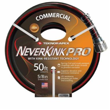 Neverkink PRO Commercial Duty 8845-75 Water Hose, 5/8 in, 75 ft L, Threaded
