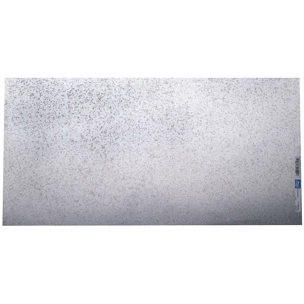 National Hardware 4072BC Series N316-299 Metal Sheet, 26 ga Thick Material, 12 in W, 24 in L, Steel, Galvanized