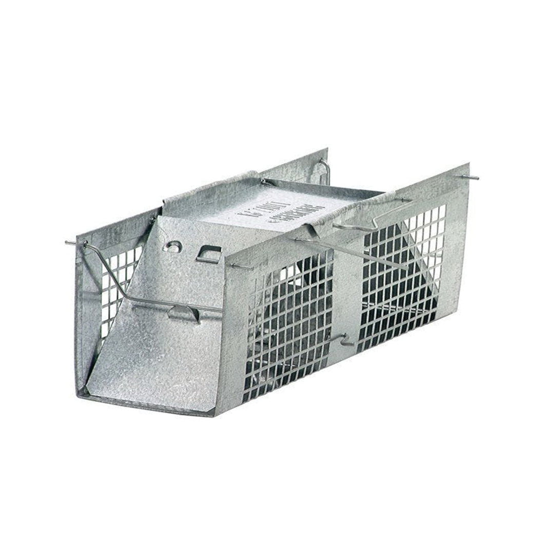 Havahart 1020 Extra-Small Animal Cage Trap, 10 in L, 3 in W, 3 in H, Gravity-Action, Spring-Loaded Door