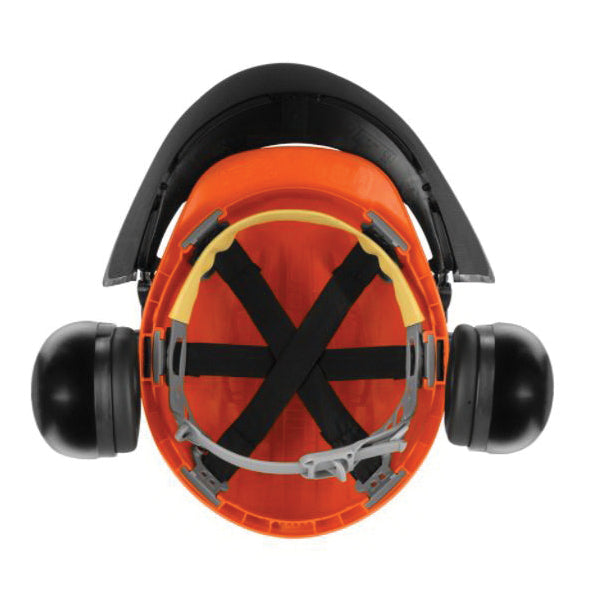 Husqvarna 592752601 Functional Forest Helmet, HDPE Shell, Cotton/Metal/Nylon