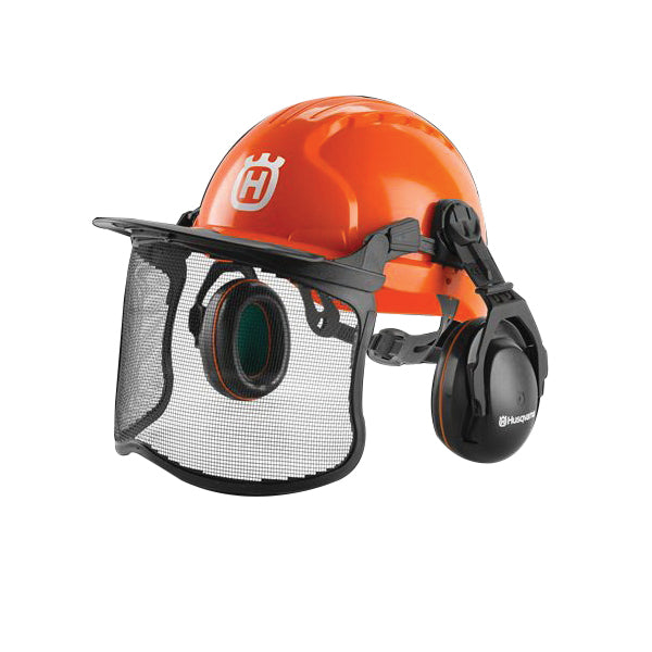 Husqvarna 592752601 Functional Forest Helmet, HDPE Shell, Cotton/Metal/Nylon