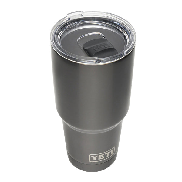 YETI Rambler 21071500310 Tumbler, 30 oz Capacity, Magslider Lid, Stainless Steel, Insulated, Graphite