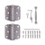 ProSource LR-114-PS Hinge Set, Galvanized Zinc, Zinc, 1 Set-Piece