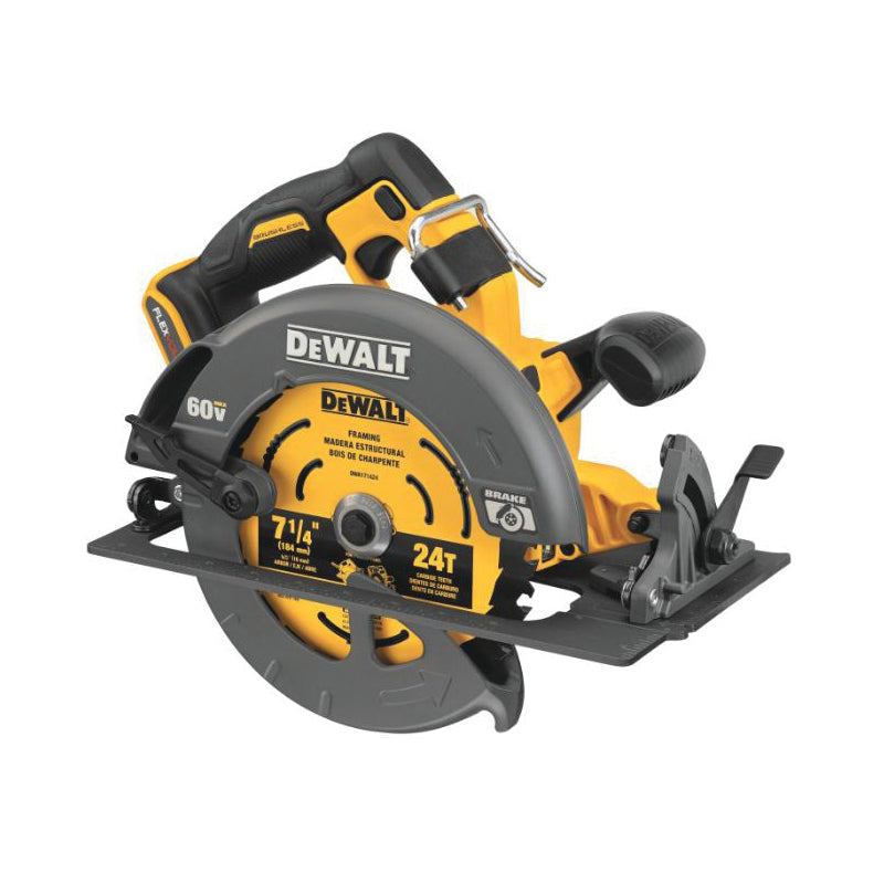 DeWALT DCS578B FLEXVOLT 60V Max Brushless 7.25&quot; Cordless Circular Saw w/Brake (BARE TOOL - No Battery Included)