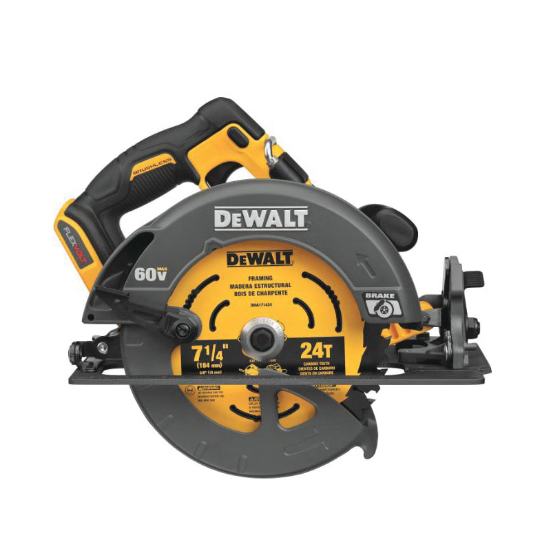 DeWALT DCS578B FLEXVOLT 60V Max Brushless 7.25&quot; Cordless Circular Saw w/Brake (BARE TOOL - No Battery Included)