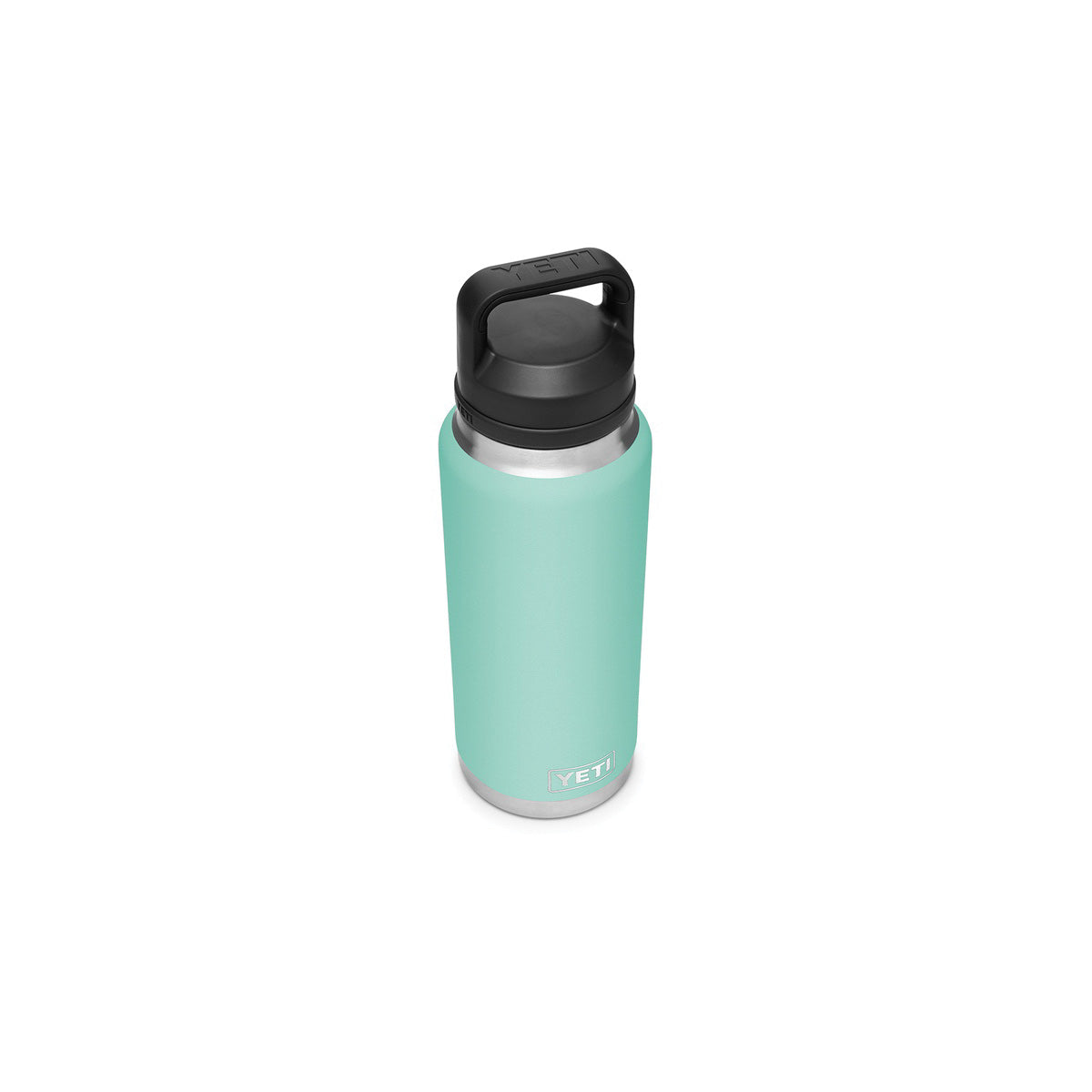 YETI Rambler 21071200019 Vacuum Insulated Bottle with Chug Cap, 26 oz Capacity, Stainless Steel, Seafoam
