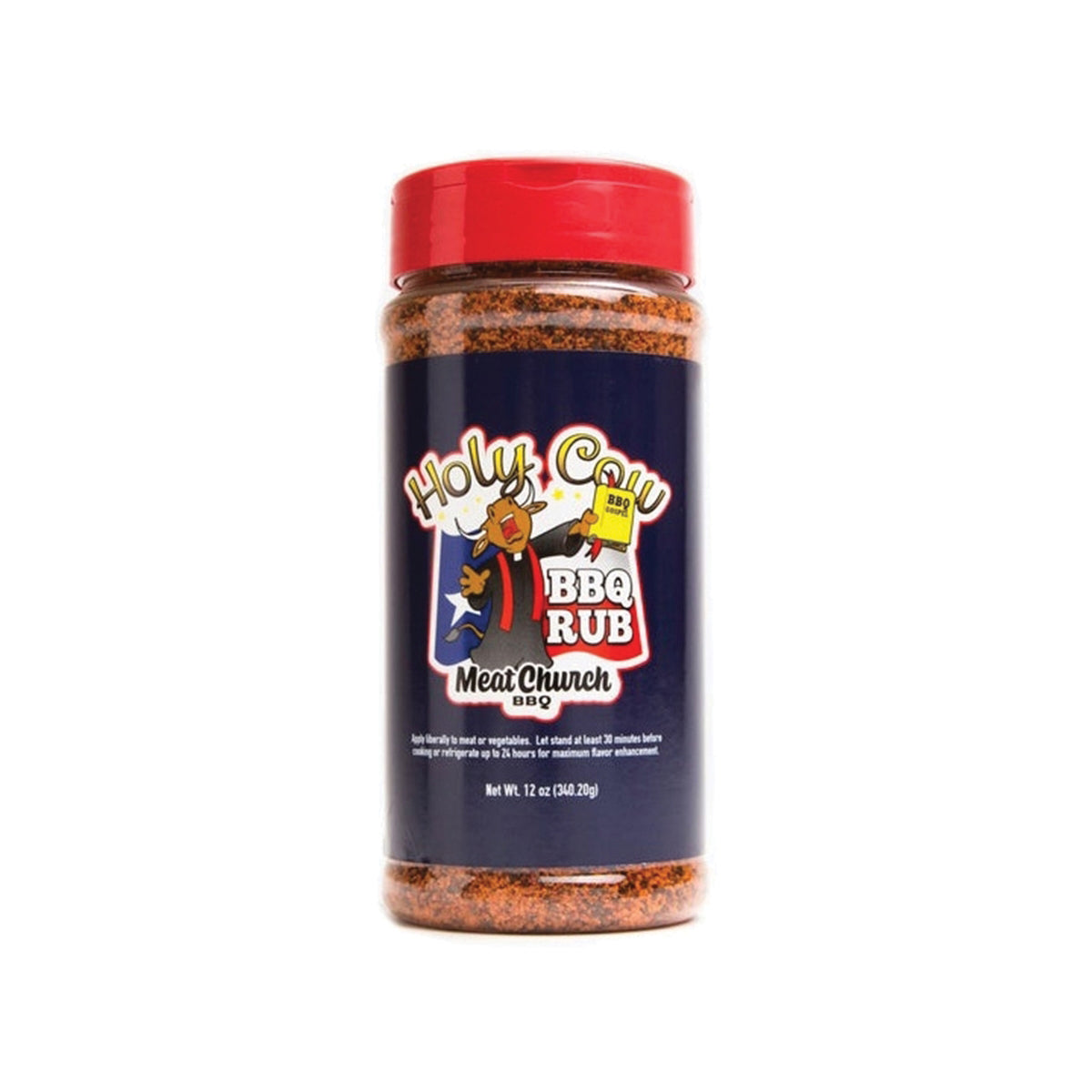 Meat Church BBQ HOLY COW 12OZ Holy Cow BBQ Rub, 12 oz Bottle