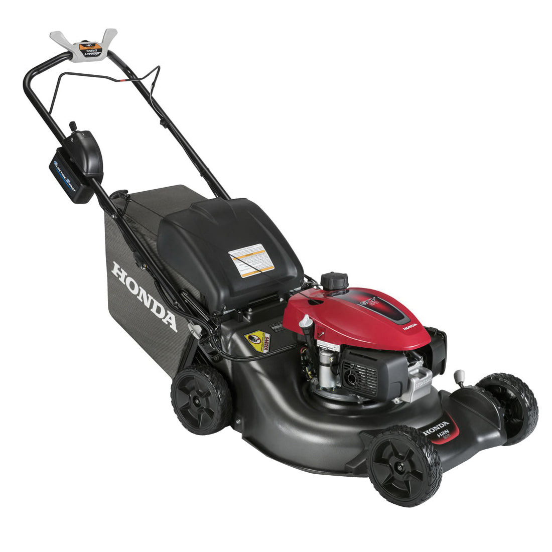 Honda HRN216VLA Walk-Behind Lawn Mower, 21 in W Cutting, Twin Blade, Electric, Recoil Start