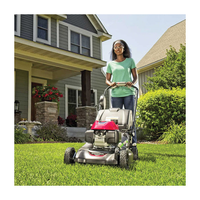 Honda HRN216VLA Walk-Behind Lawn Mower, 21 in W Cutting, Twin Blade, Electric, Recoil Start