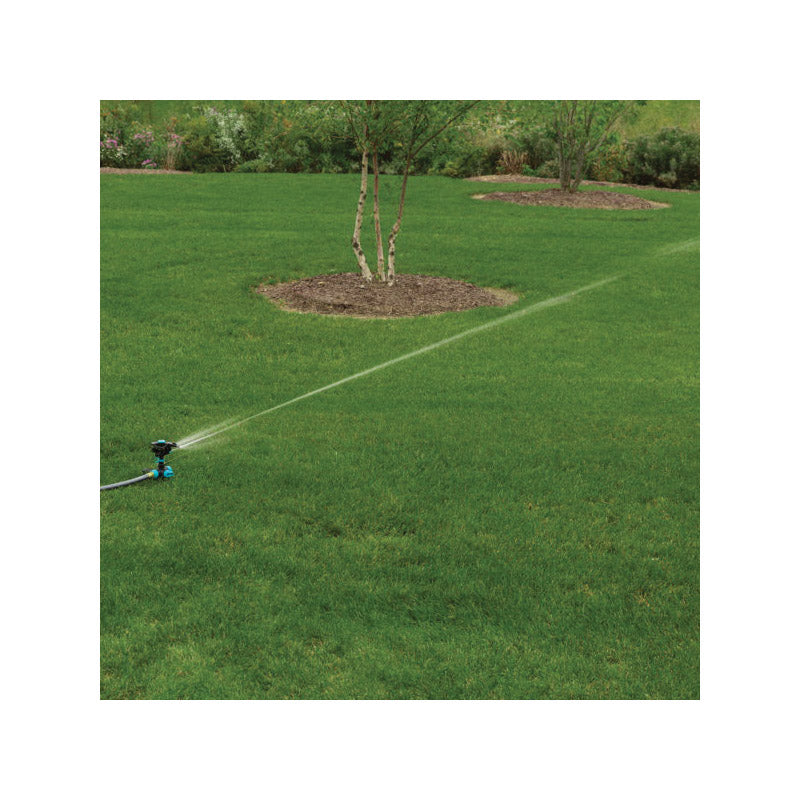 Gilmour 821933-1001 Sprinkler Spike with On/Off Switch, Spigot, 43 ft, Circular, Adjustable Nozzle, Metal/Plastic