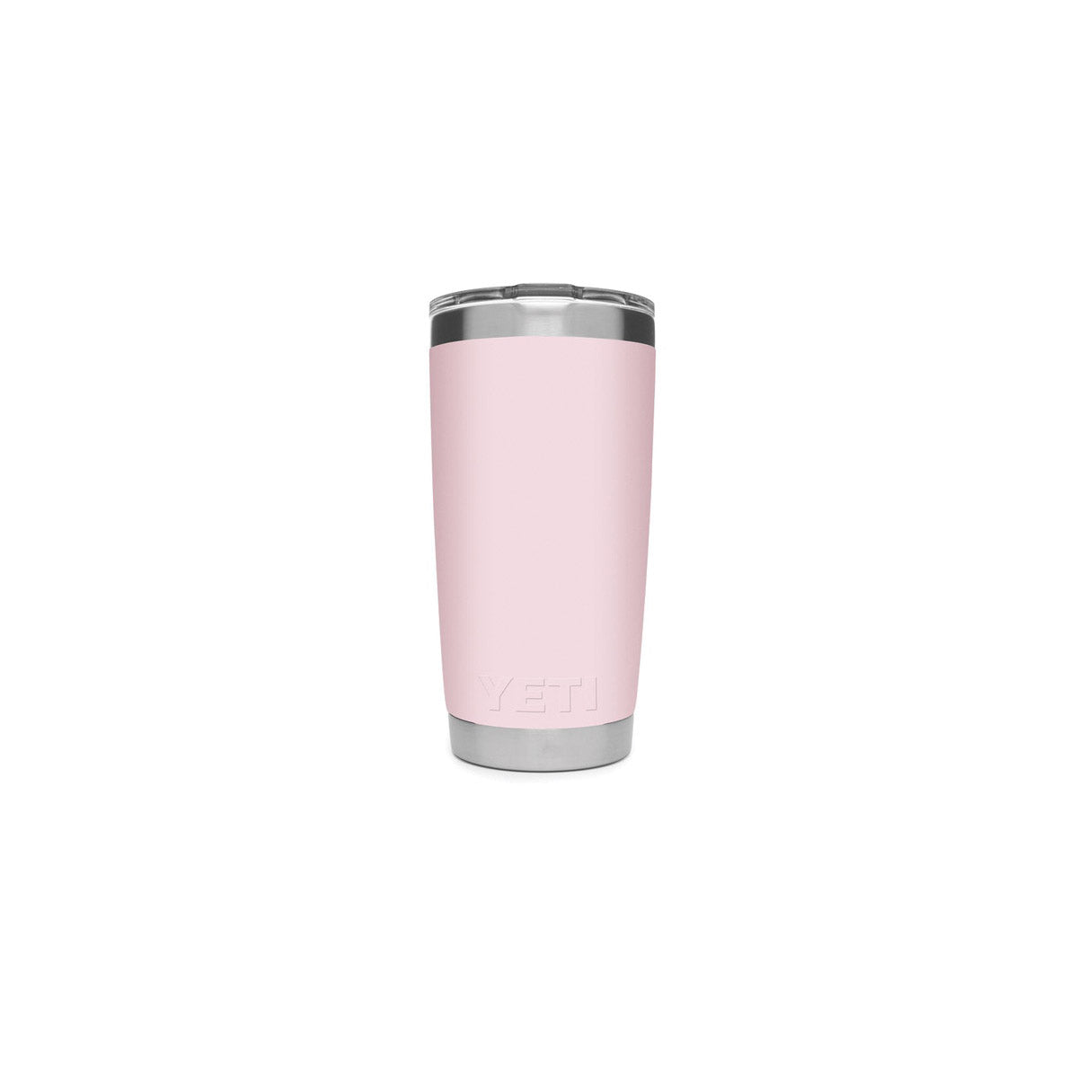 YETI Rambler 21070060065 Tumbler, 20 oz Capacity, Magslider Lid, Stainless Steel, Insulated, Ice Pink